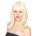 Perruque luxe blonde mi - longue femme - 170g