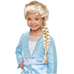 Perruque luxe elsa la reine des neiges 2 fille