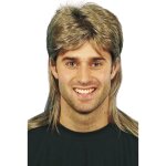 Perruque mulet blonde mche homme