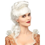 Perruque noble blanche femme