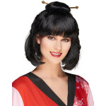 Perruque noire chinoise femme