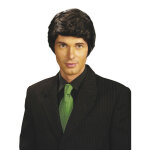 Perruque noire homme
