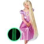 Perruque phosphorescente princesse raiponce fille