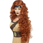 Perruque reine guerrire auburn femme