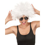 Perruque rockstar blanche femme