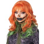 Perruque rousse et verte femme
