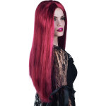 Perruque vampire longue violette femme