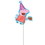 Petit ballon aluminium peppa pig 25 x 33 cm
