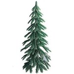 Pic dcoratif sapin plastique bche de nol 7 cm