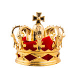 Pince  cheveux mini couronne royale dore