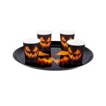 Plateau rond citrouille terrifiante 34, 5 cm