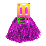 Pompon violet mtallique