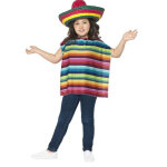 Poncho et sombrero mexicain enfant