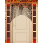 Rideau de porte  franges chauve - souris