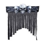 Rideau de porte tte de mort 90 x 30 cm