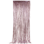 Rideau scintillant  franges rose gold 2, 44 m x 92 cm