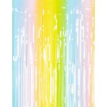 Rideau scintillant multicolore pastel 100 x 195 cm