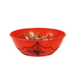 Saladier  bonbons en plastique orange halloween