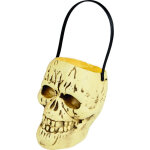 Seau bonbons t�te de mort halloween