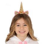 Serre - tte licorne or et rose enfant