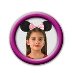 Serre - tête oreilles de souris minnie avec sequins fille Serre - tête oreilles de souris minnie avec sequins fille