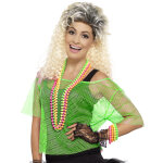 T - shirt court rsille vert annes 80 femme