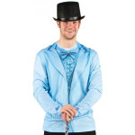 T - shirt imprim costume bleu adulte