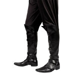 Sur - bottes noires effet cuir adulte