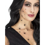 Tatouages temporaires araignes femme halloween