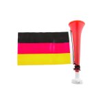 Trompette football avec drapeau allemagne