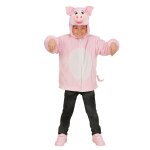 Veste  capuche cochon enfant