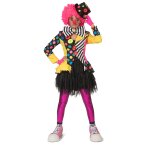 Veste clown multicolore femme