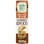 Biscuits fourrs au chocolat - bio