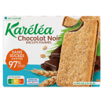 Biscuits fourrs chocolat noir
