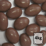 Bouches de chocolat au lait fourres aux amandes bio