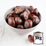 Bouches de chocolat noir fourres au gingembre confit bio