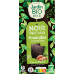 Chocolat noir amandes caramélisées - bio Chocolat noir amandes caramélisées - bio