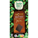 Chocolat noir aux clats de fves 70% - bio