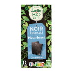 Chocolat noir gourmand pointe de fleur de sel - bio Chocolat noir gourmand pointe de fleur de sel - bio