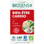 Gélule végétale cardio bien - etre - aubépine ail olivier - bio Gélule végétale cardio bien - etre - aubépine ail olivier - bio