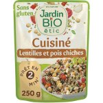 Lentilles et pois chiches cuisins sans gluten - bio