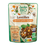 Lentilles vertes carottes aux petits oignons - bio Lentilles vertes carottes aux petits oignons - bio