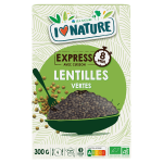 Lentilles vertes prcuites bio