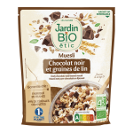 Muesli au chocolat noir et graines de lin - bio