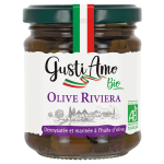 Olive noire riviera à l'huile d'olive - bio Olive noire riviera à l'huile d'olive - bio