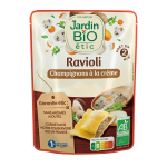 Ravioli champignons  la crme - bio