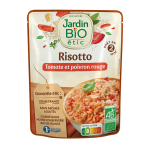 Risotto tomate et poivron rouge - bio