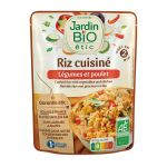 Riz cuisin lgumes et poulet - bio