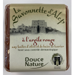 Savonnette d'alep  l'argile rouge