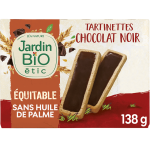 Tartinettes chocolat noir intense - bio Tartinettes chocolat noir intense - bio
